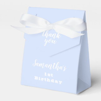 Caja Para Regalos Pastel Blue Birthday Gracias