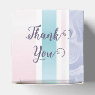 Caja Para Regalos Pastel Damask Gracias