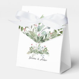 Caja Para Regalos Pastel de Boda botánico Greeny Wild Meadow