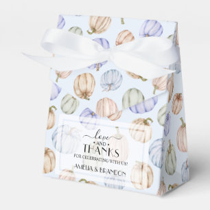 Caja Para Regalos Pastel de calabazas Blue Boy Baby Shower