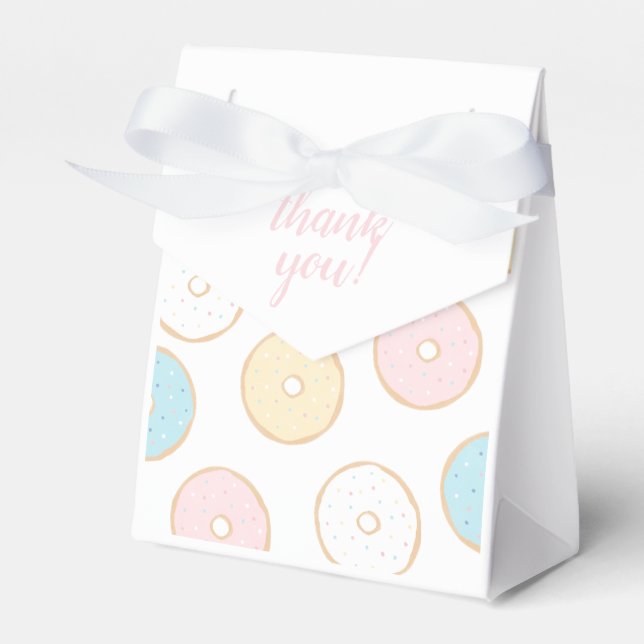Caja Para Regalos Pastel Donut Birthday Party (Front Side)