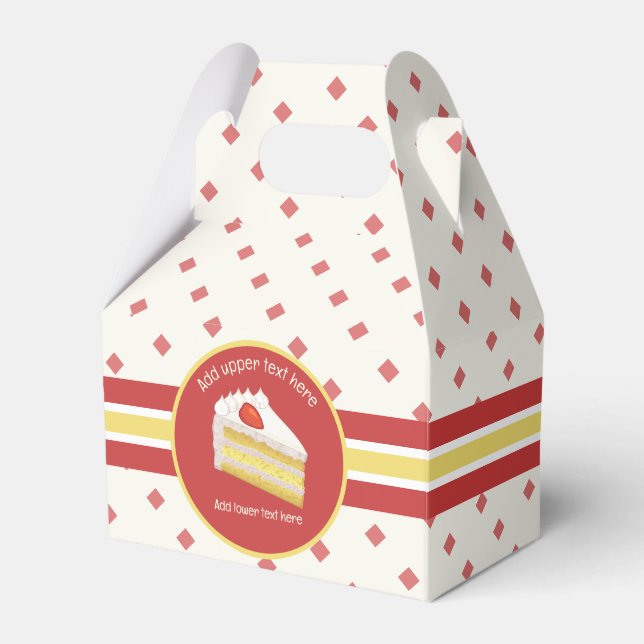 Caja Para Regalos Pastel esponjoso - Crema de Tres Leches escarcha y (Front Side)