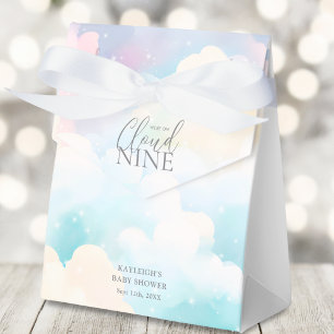 Caja Para Regalos Pastel Estamos en Cloud Nueve Baby Shower