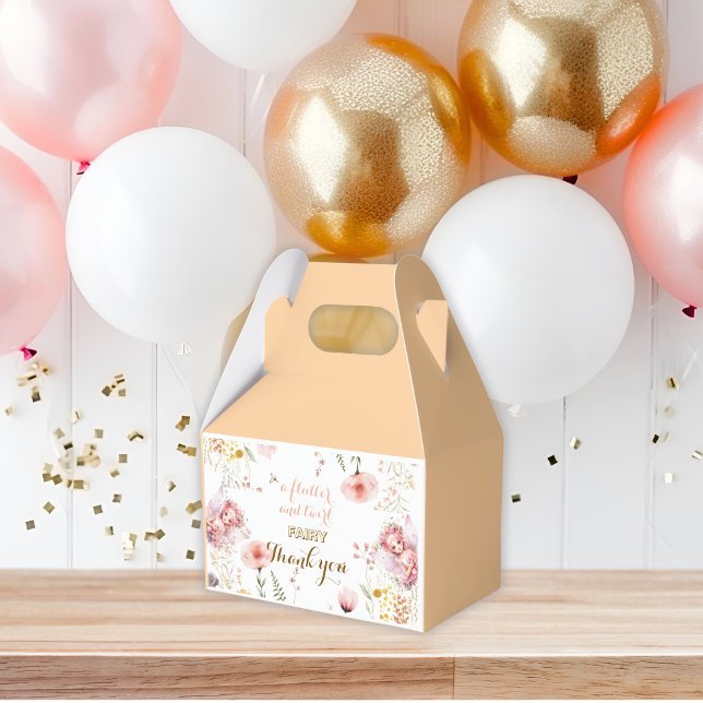 Caja Para Regalos Pastel Fairy floral garden tea fiesta cumpleaños (Subido por el creador)