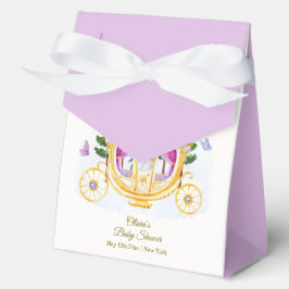 Caja Para Regalos Pastel Fairytale Princess Carriage Baby Shower