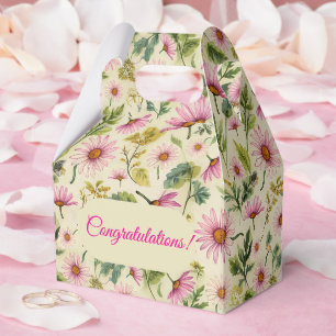 Caja Para Regalos Pastel Floral 