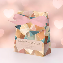 Caja Para Regalos Pastel Geométrico Pop | Joya Personalizada