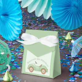Caja Para Regalos Pastel Green Car & Balloon FavBox