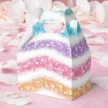 Pastel Purpurina Arcoiris