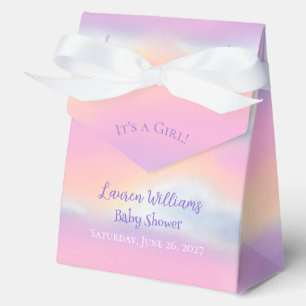 Caja Para Regalos Pastel Rainbow Sky Baby Shower