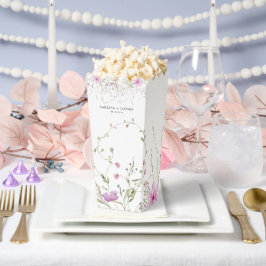 Caja Para Regalos Pastel Shade Rubor Pink Wild Floral Boda