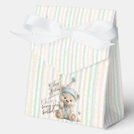 Caja Para Regalos Pastel Teddy Bear Birthday
