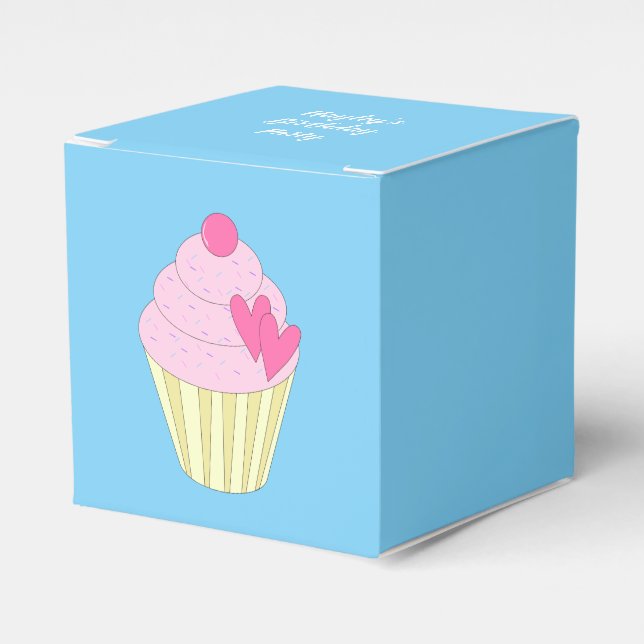 Caja Para Regalos pastelitos decorados con ilusión (Costado Anverso)