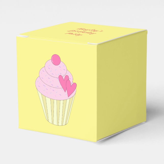 Caja Para Regalos pastelitos decorados con ilusión (Costado Anverso)