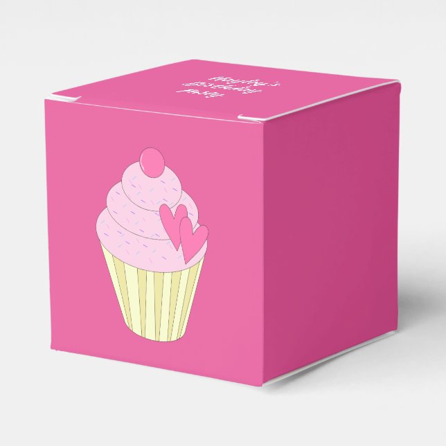 Caja Para Regalos pastelitos decorados con ilusión (Costado Anverso)