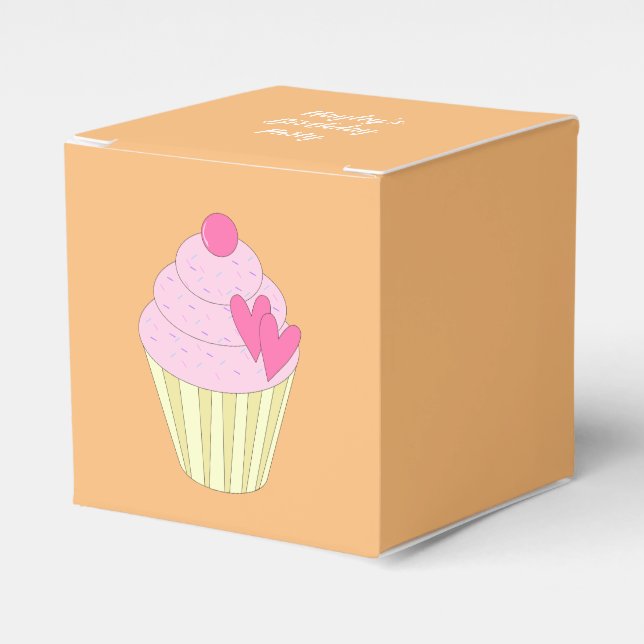 Caja Para Regalos pastelitos decorados con ilusión (Costado Anverso)