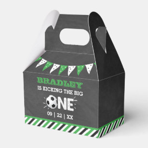 Caja Para Regalos Patear El Grande Primer cumpleaños del fútbol