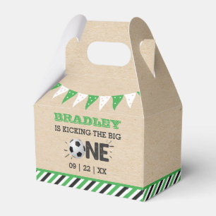 Caja Para Regalos Patear El Grande Primer cumpleaños del fútbol