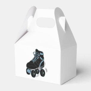 Caja Para Regalos Patín de ruedas en negro