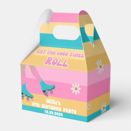 Caja Para Regalos Patinaje sobre patinaje sobre ruedas arco iris