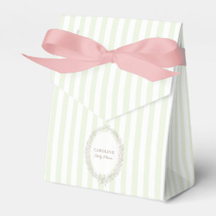 Caja Para Regalos Patisserie francesa Boulangerie Mint Green Stripe