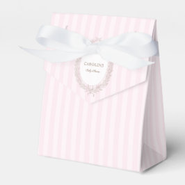 Caja Para Regalos Patisserie francesa Boulangerie Stripe rosa