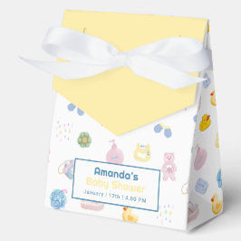 Caja Para Regalos Pato de goma amarillo salpicadura de baño para bab