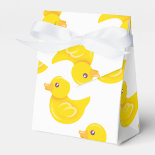 Caja Para Regalos Pato de goma amarillo y blanco, Ducky