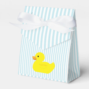 Caja Para Regalos Pato de goma azul raya prep
