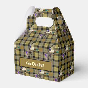 Caja Para Regalos Patos Mallard En Placa