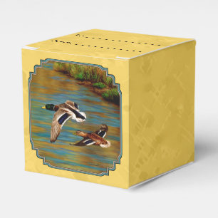 Caja Para Regalos Patos salvajes voladores Amarillo