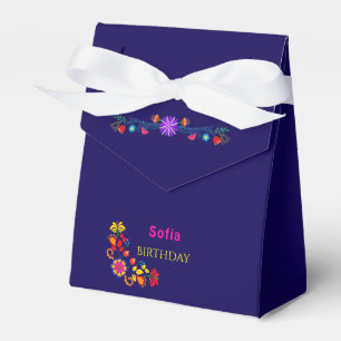 Caja Para Regalos Patrimonio hispano Nacimiento Flor colorida
