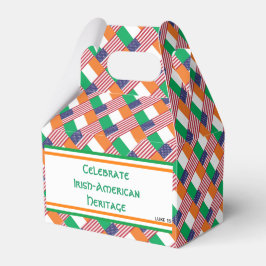 Caja Para Regalos PATRIMONIO IRLANDÉS-AMERICANO MES Bandera irlandes