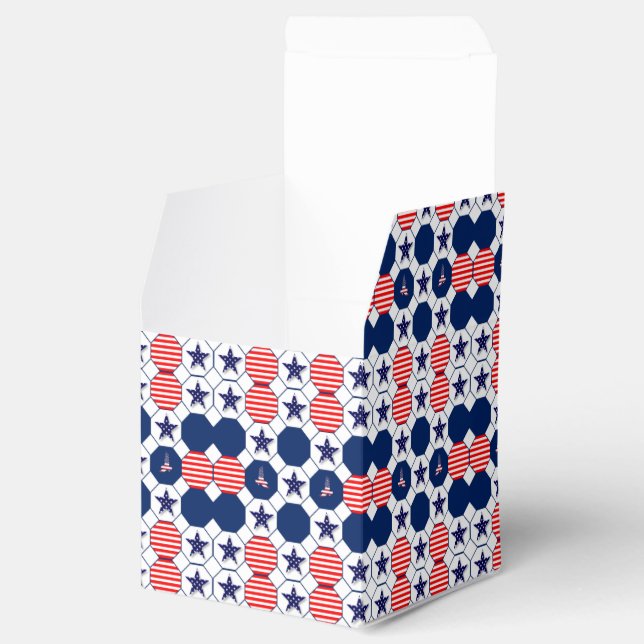 Caja Para Regalos Patriótico (Abierto)