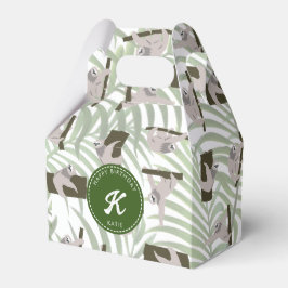 Caja Para Regalos Patrón animal espumoso en bosque silvestre cumplea