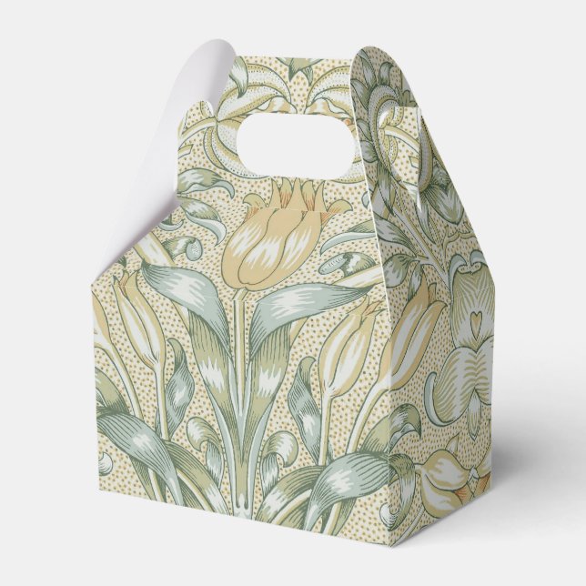 Caja Para Regalos Patrón Antiguo de Granada de William Morris Lily (Reverso)