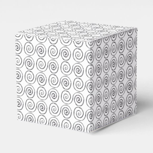 Caja Para Regalos Patrón celta de doble espiral (Costado Anverso)