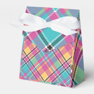 Caja Para Regalos Patrón Colorfull Moderno Geométrico Vintage