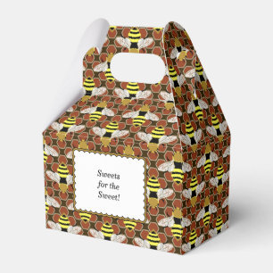 Caja Para Regalos Patrón de abejas y abejas