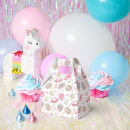 Caja Para Regalos Patrón de acuarela rosa dulce