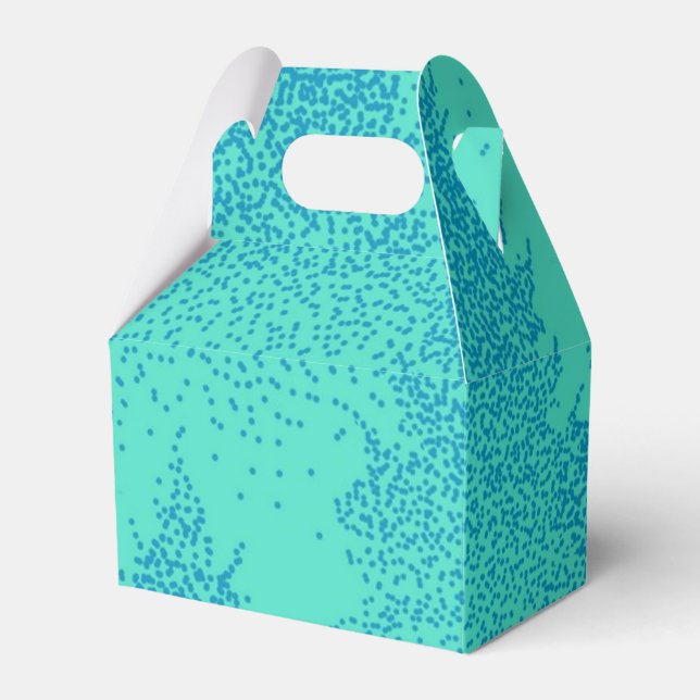 Caja Para Regalos patrón de árbol de Navidad (Front Side)