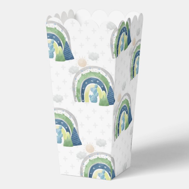 Caja Para Regalos Patrón de arco iris acuático (Anverso)