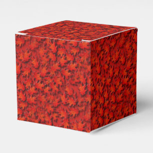 Caja Para Regalos Patrón de arte natural de hojas de roble