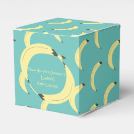 Caja Para Regalos Patrón de baby shower azul aguamarina de racimo de