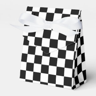 Caja Para Regalos Patrón De Bandera De Guay De Color Negro Y Blanco