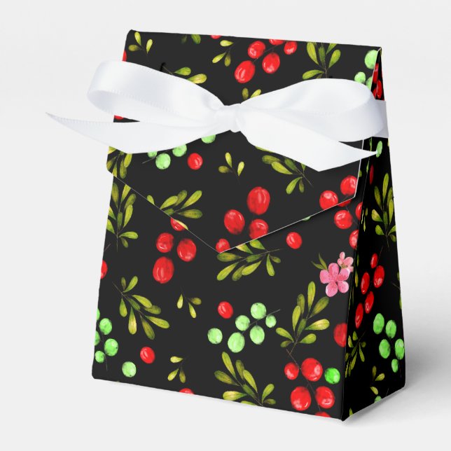 Caja Para Regalos Patrón de Berries (Front Side)