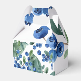 Caja Para Regalos Patrón de Blueberry