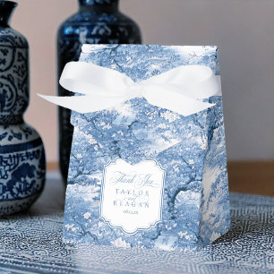Caja Para Regalos Patrón de Bodas de Chinoiserie Gracias ID1094