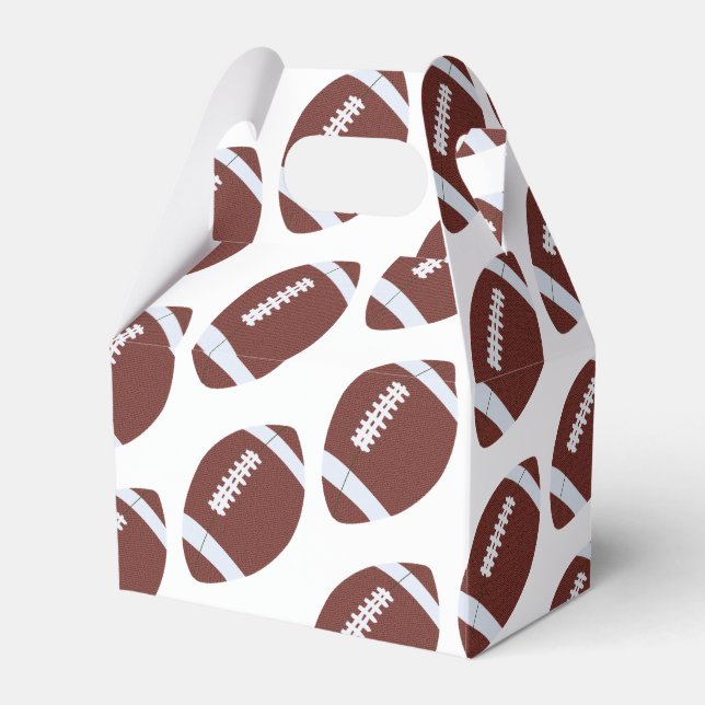 Caja Para Regalos Patrón de bola de gridiron de fútbol americano (Front Side)