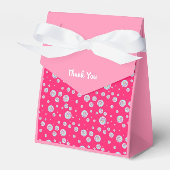 Caja Para Regalos Patrón de burbujas (Front Side)